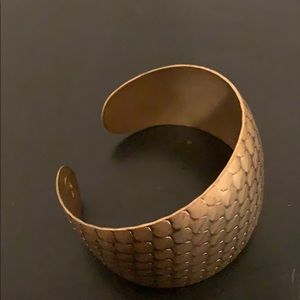 Pretty gold cuff bracelet